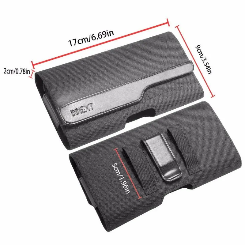 Smartphones Hard Leather Pouch Case