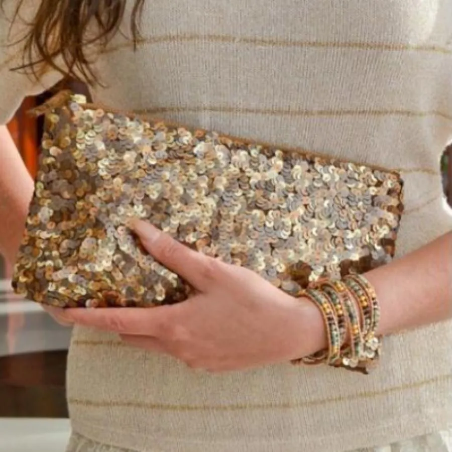 Sparkle Sequin Clutch