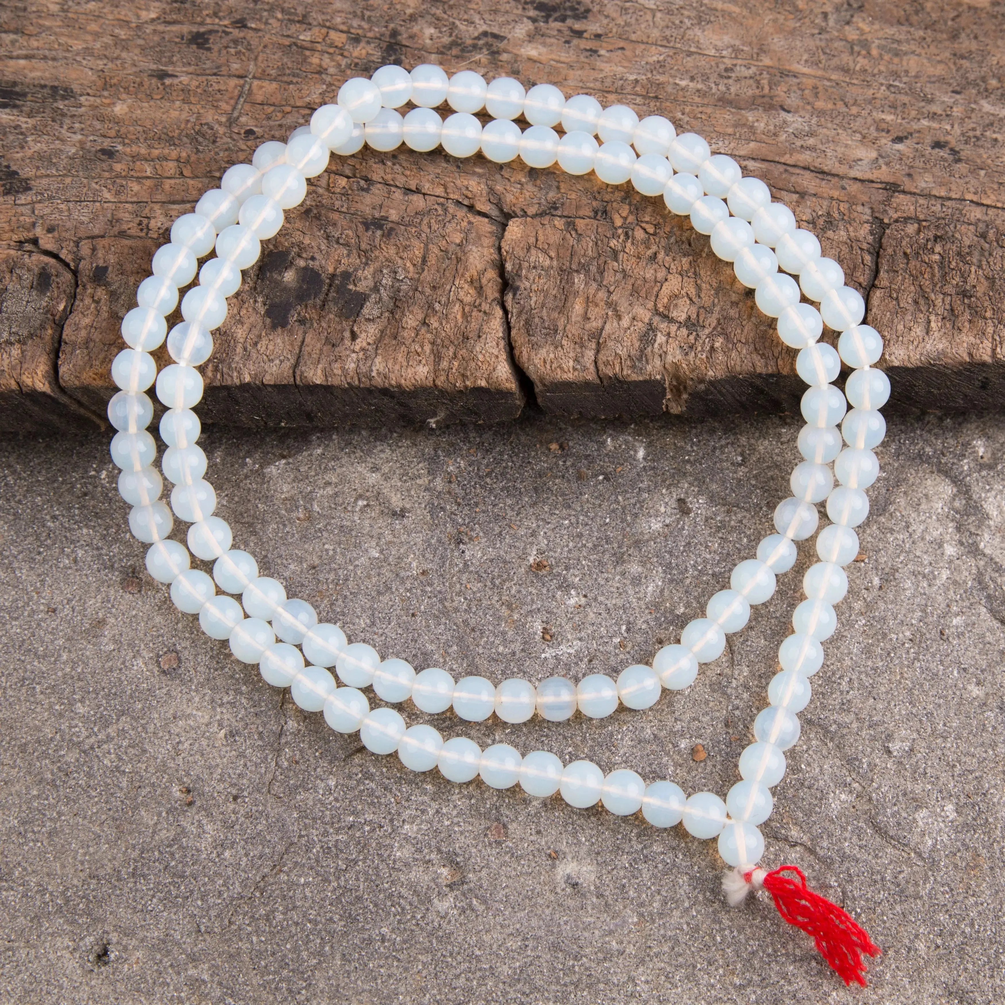 Special Tibetan Stone Prayer Mala Necklace