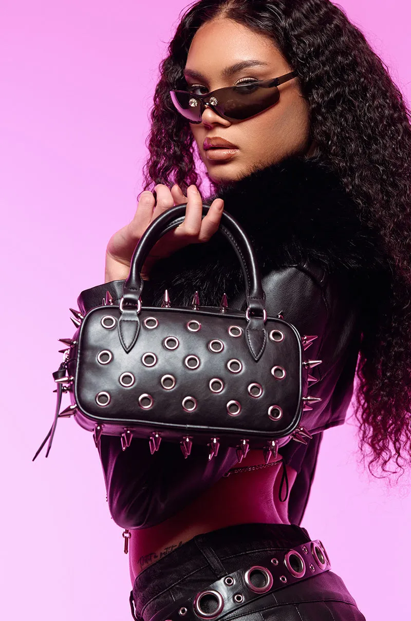 SPIKED OUT EMBELLISHED PURSE