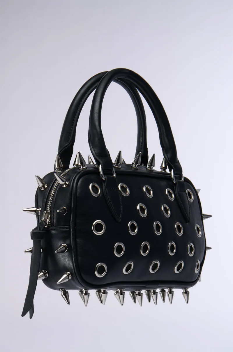 SPIKED OUT EMBELLISHED PURSE