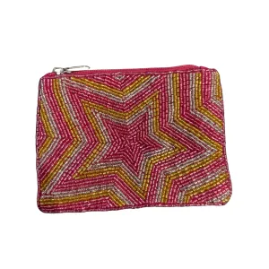 Starburst Beaded Coin Pouch