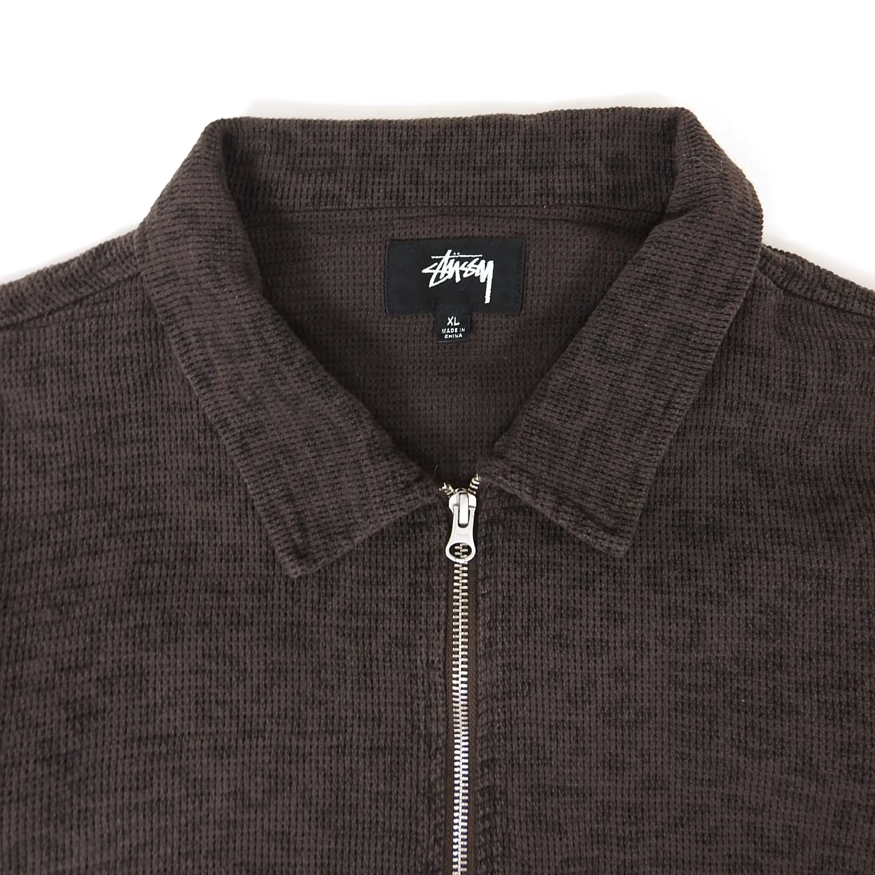 Stussy Leopard Print Canvas Jacket Size XL