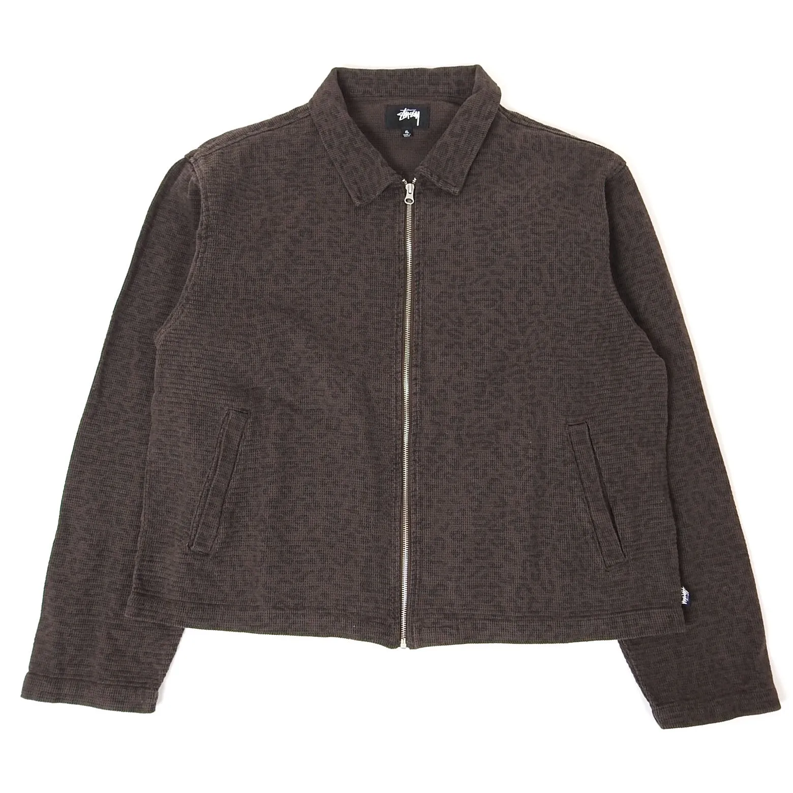 Stussy Leopard Print Canvas Jacket Size XL