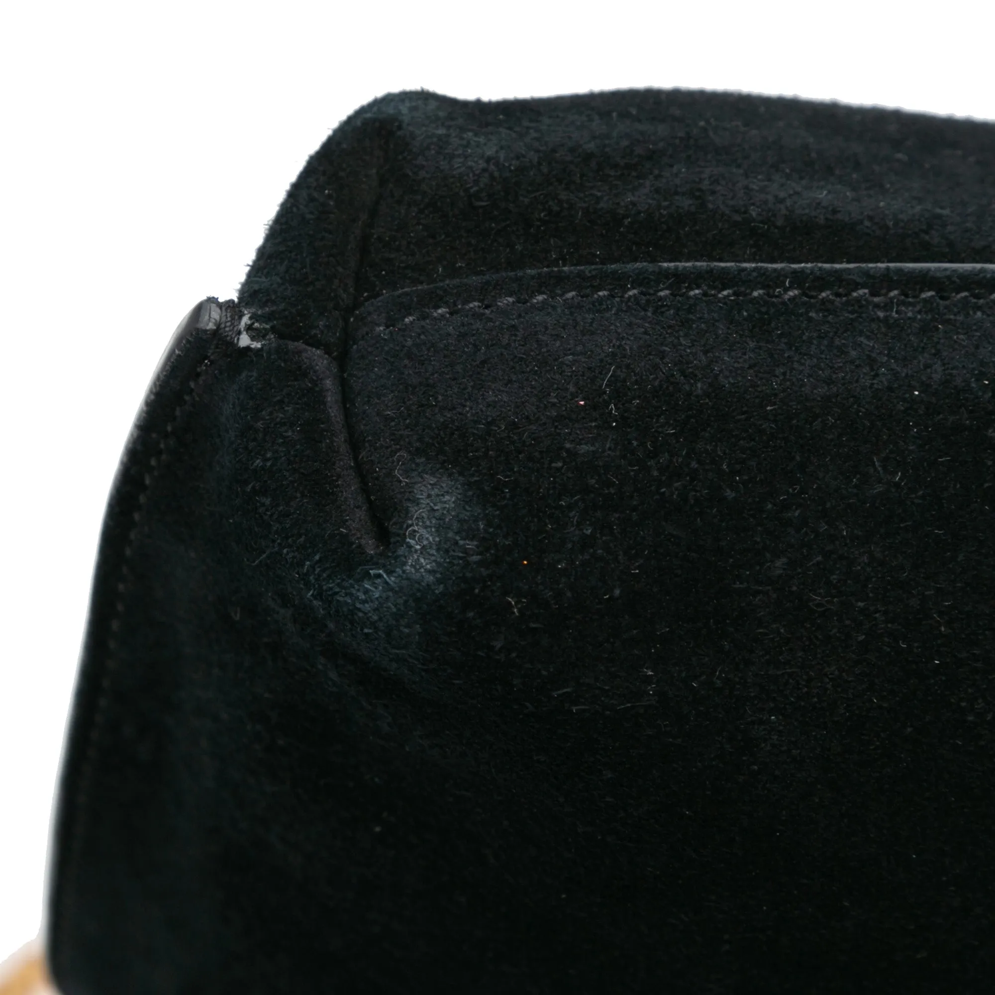 Suede Suzanne Chain Shoulder Bag