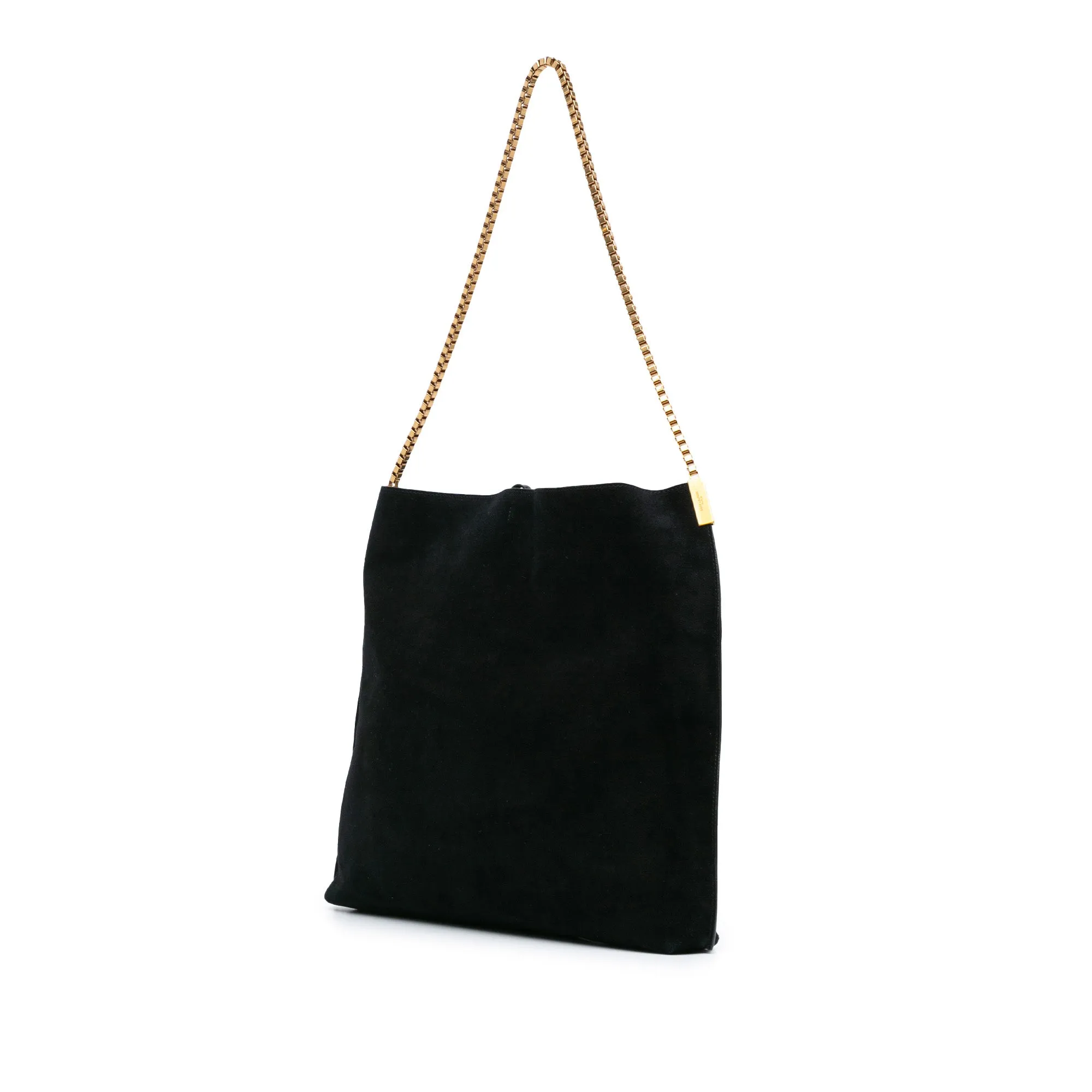 Suede Suzanne Chain Shoulder Bag