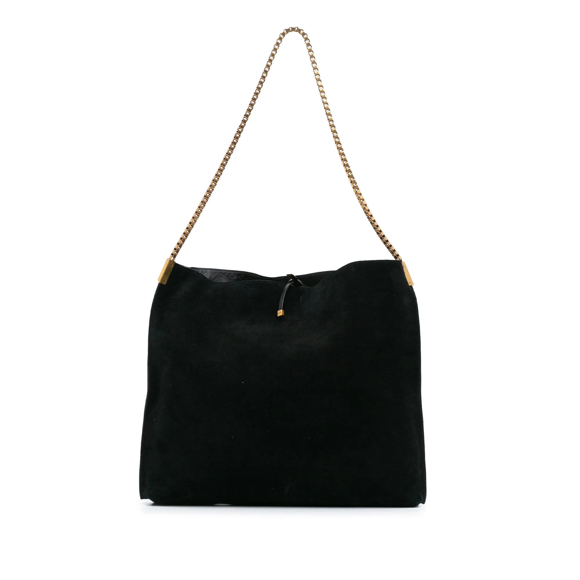Suede Suzanne Chain Shoulder Bag
