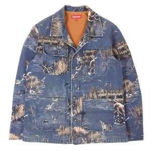Supreme Dogs & Ducks Canvas Jacket Size Medium