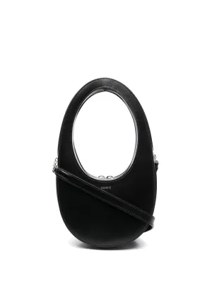 Swipe mini leather shoulder bag