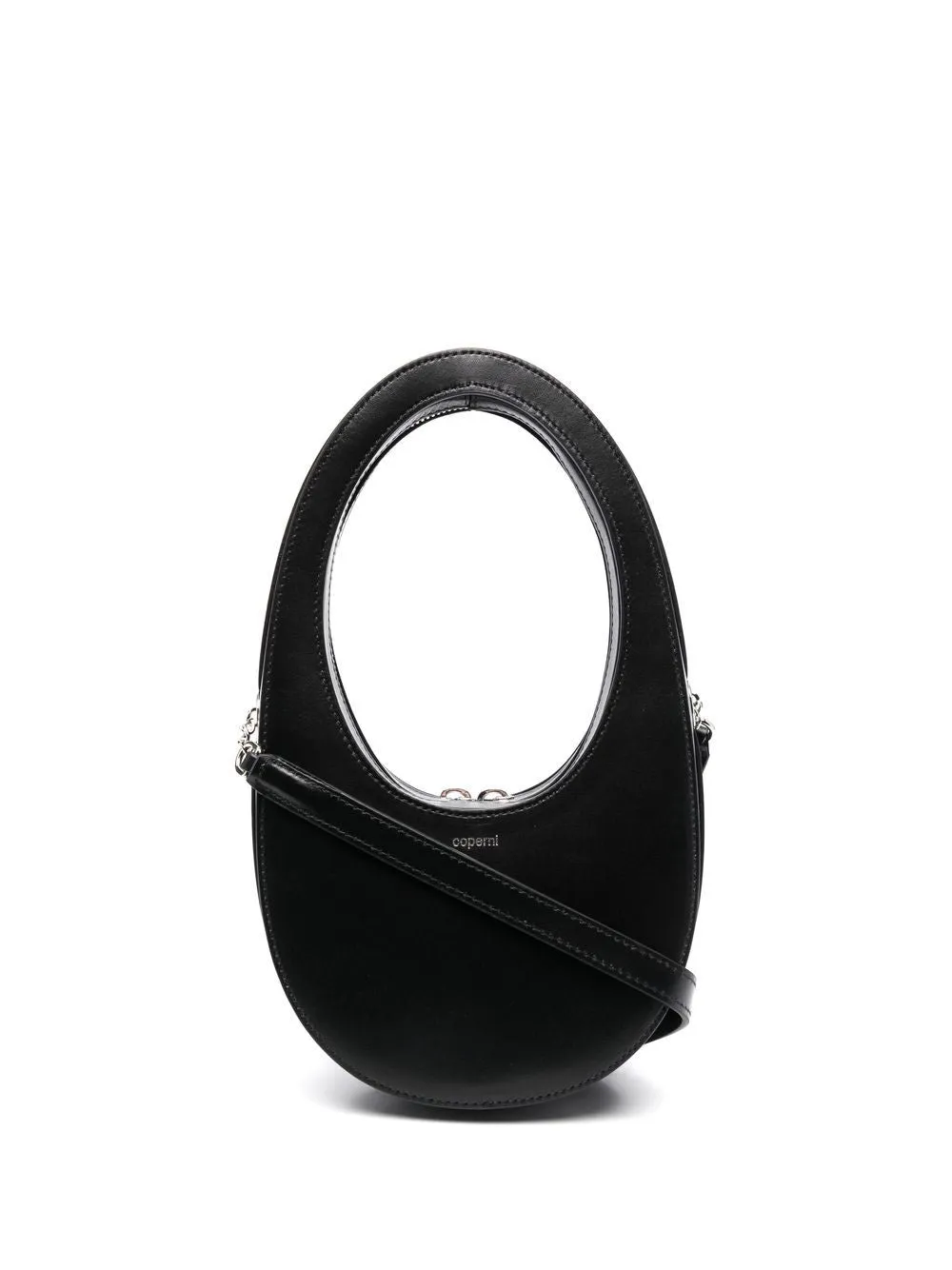 Swipe mini leather shoulder bag