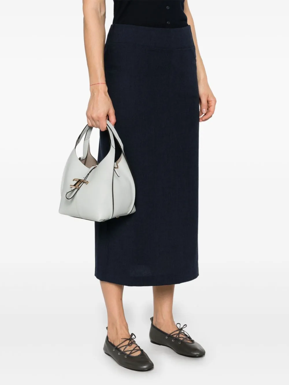 T timeless mini leather shoulder bag