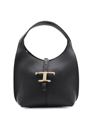 T timeless mini leather shoulder bag