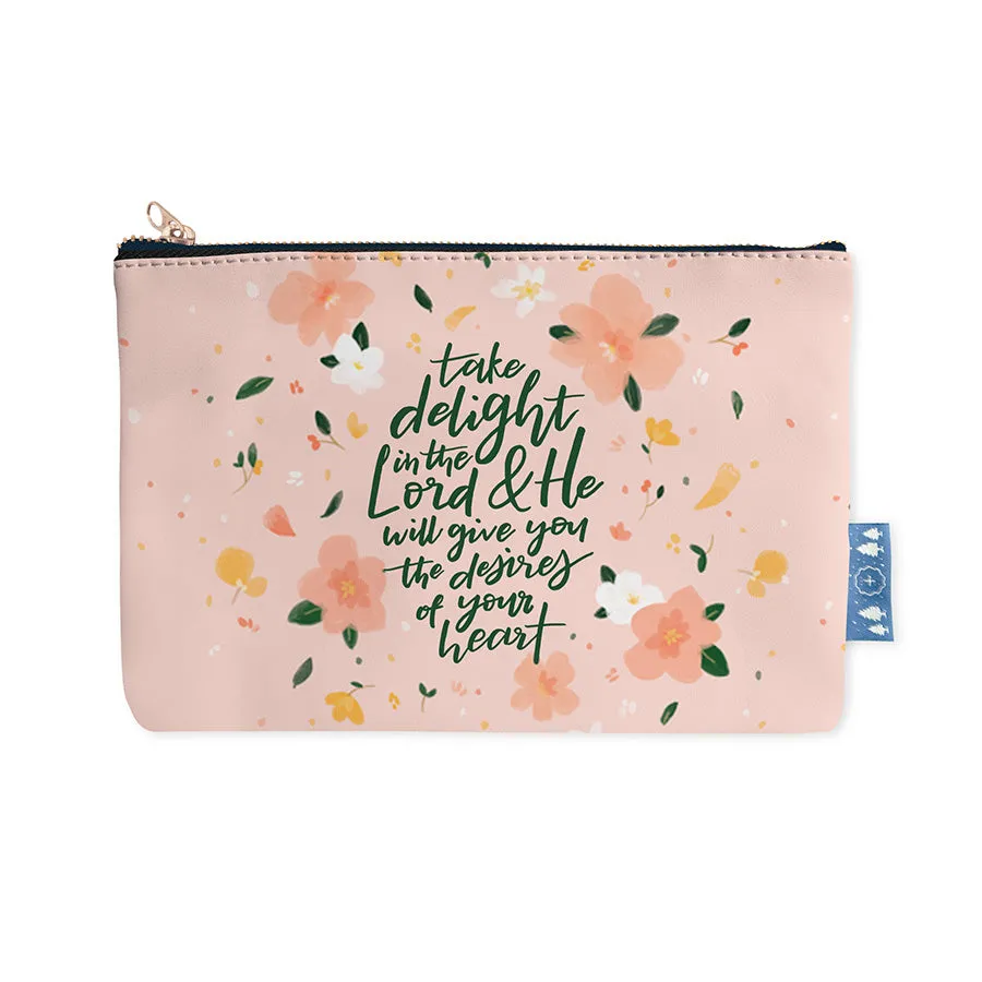 Take Delight In The Lord {Pouch}