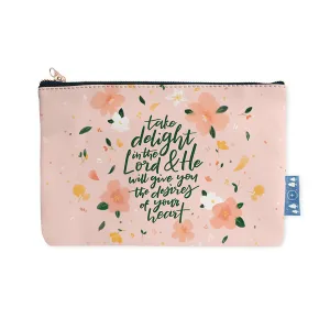 Take Delight In The Lord {Pouch}