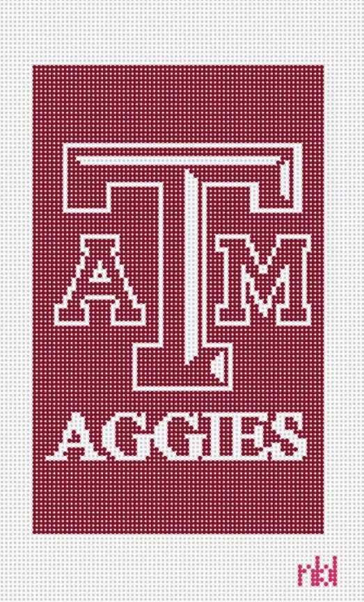 Texas A and M (TAMU) Mini Flag Canvas