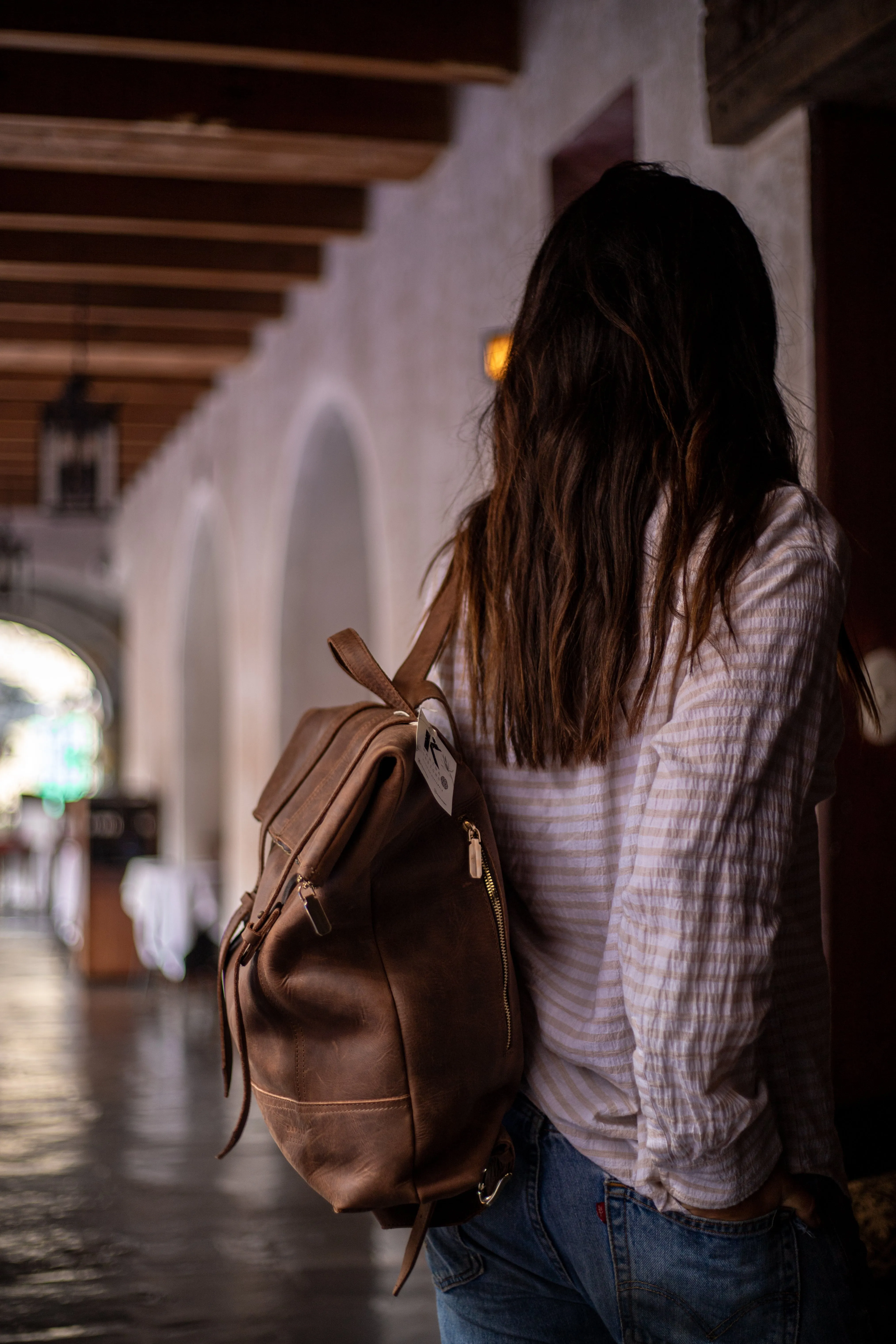 The KMD Leather All-Purpose Backpack (Pulup )