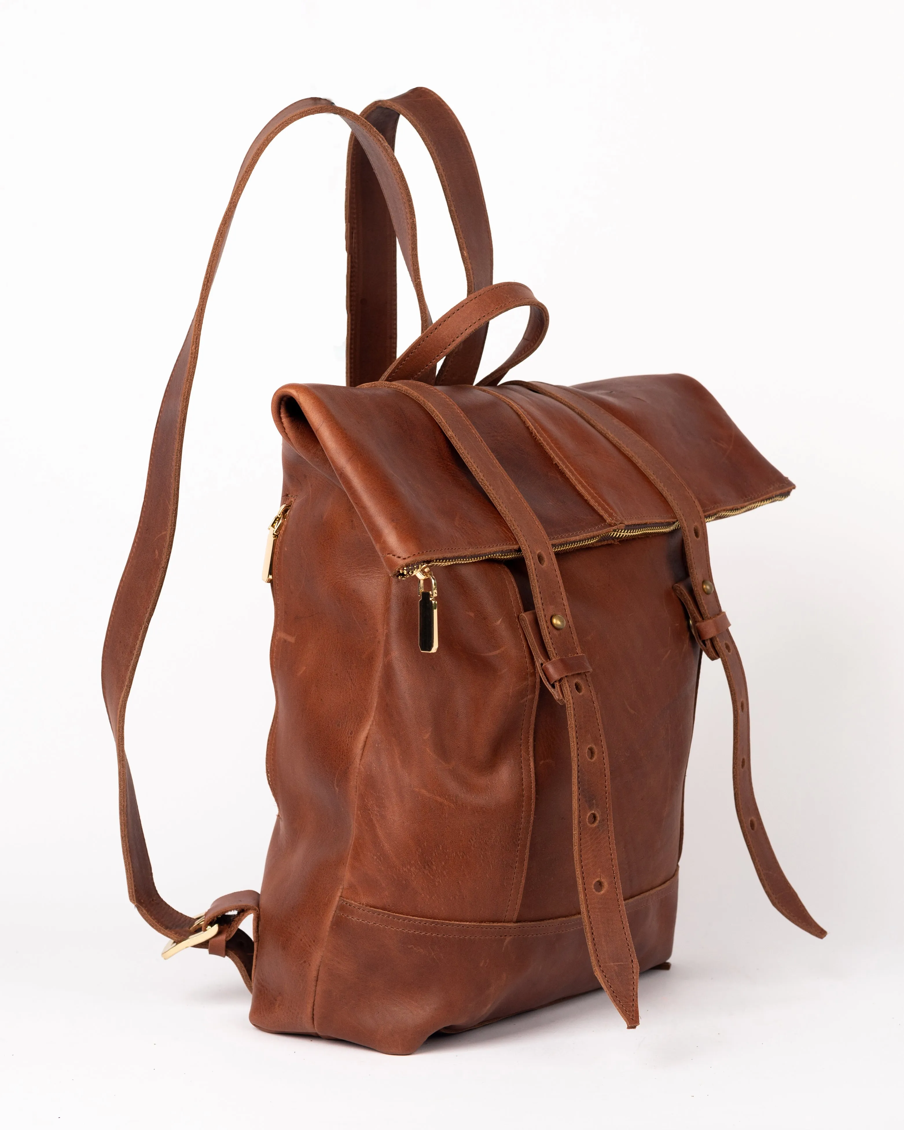 The KMD Leather All-Purpose Backpack (Pulup )