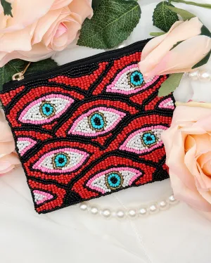The Multi Evil Eye Coin Pouch