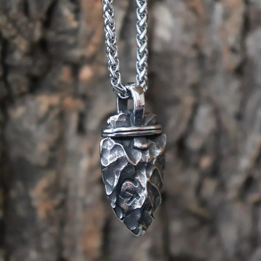The Original Rune Stone Arrow Necklace