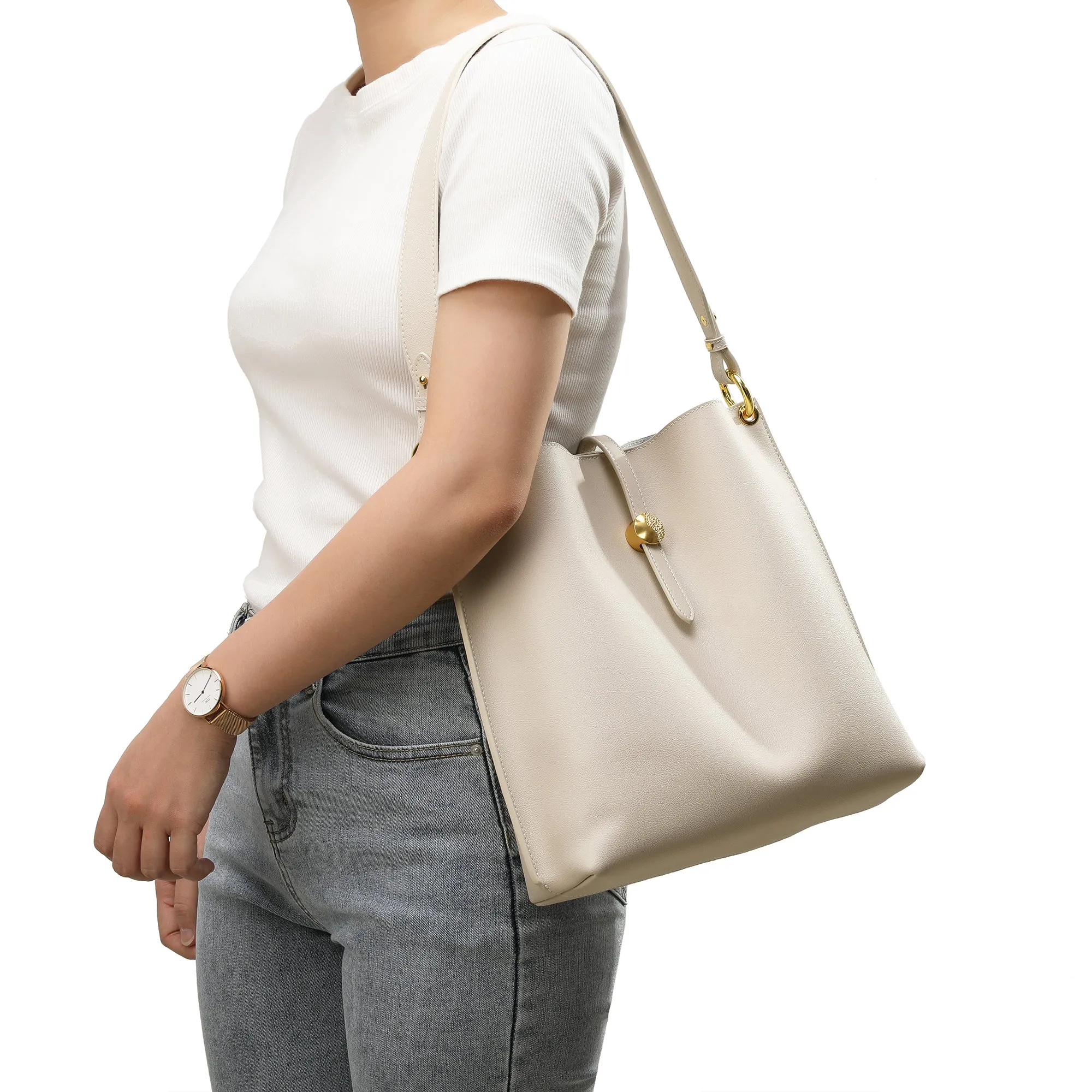 Tiffany & Fred Smooth Leather Shoulder Bag