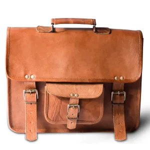 Timeless Classic Vintage Leather Messenger Bag