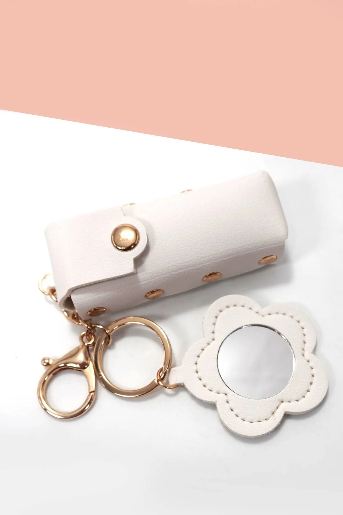 TRENDING VEGAN LEATHER LIP BAG CHARM KEYCHAINS
