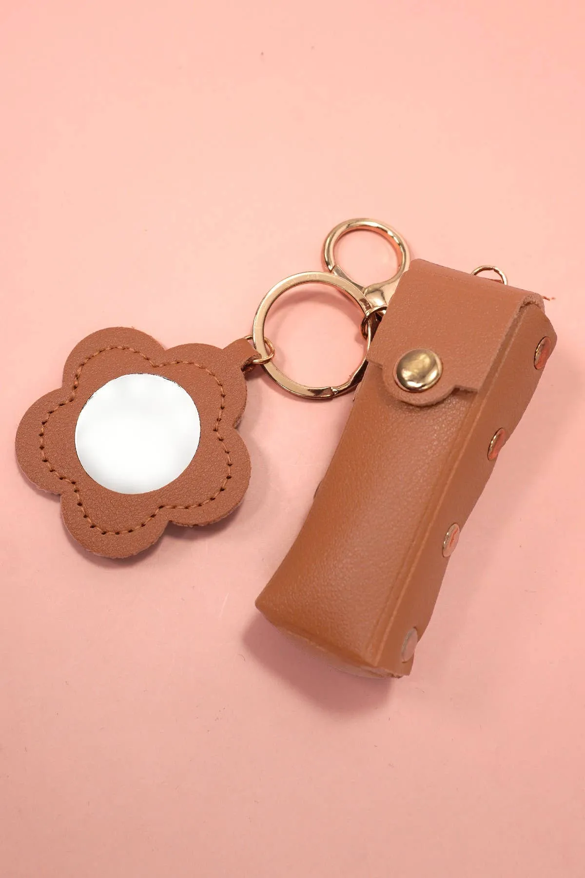 TRENDING VEGAN LEATHER LIP BAG CHARM KEYCHAINS
