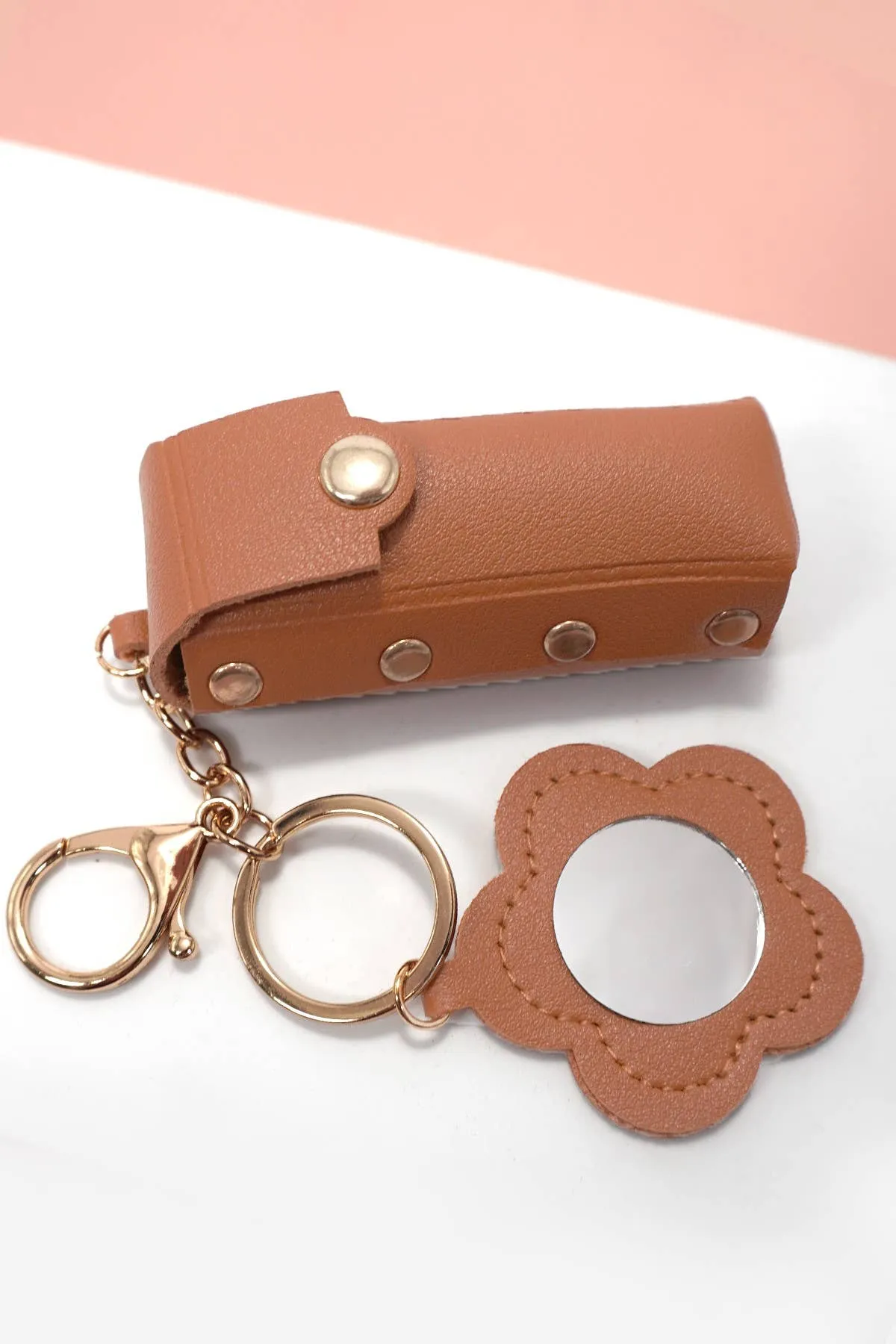 TRENDING VEGAN LEATHER LIP BAG CHARM KEYCHAINS
