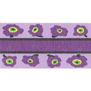 TT003B - Poppies Purple with Purple background