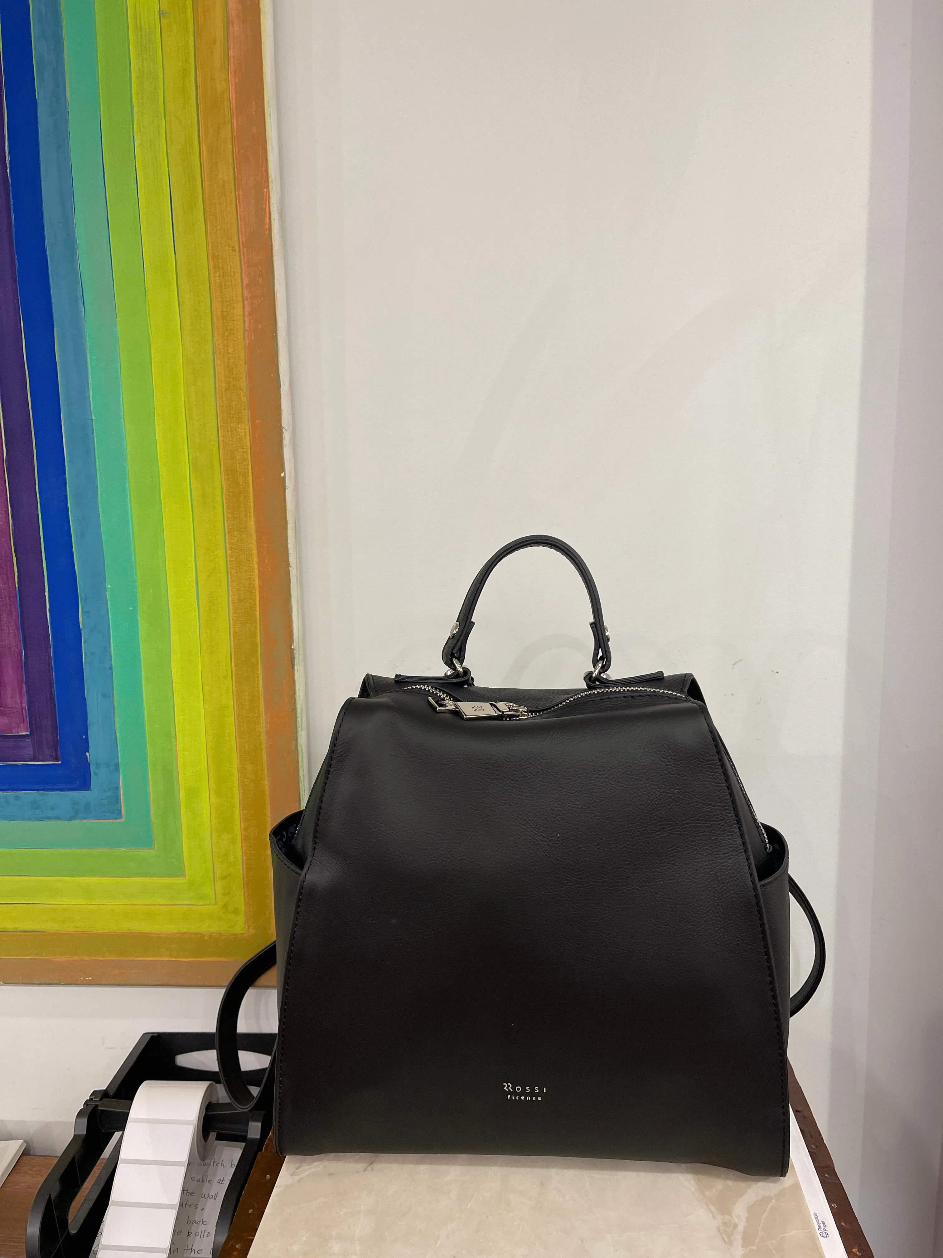 Ultrasmooth Calf Leather Box Backpack