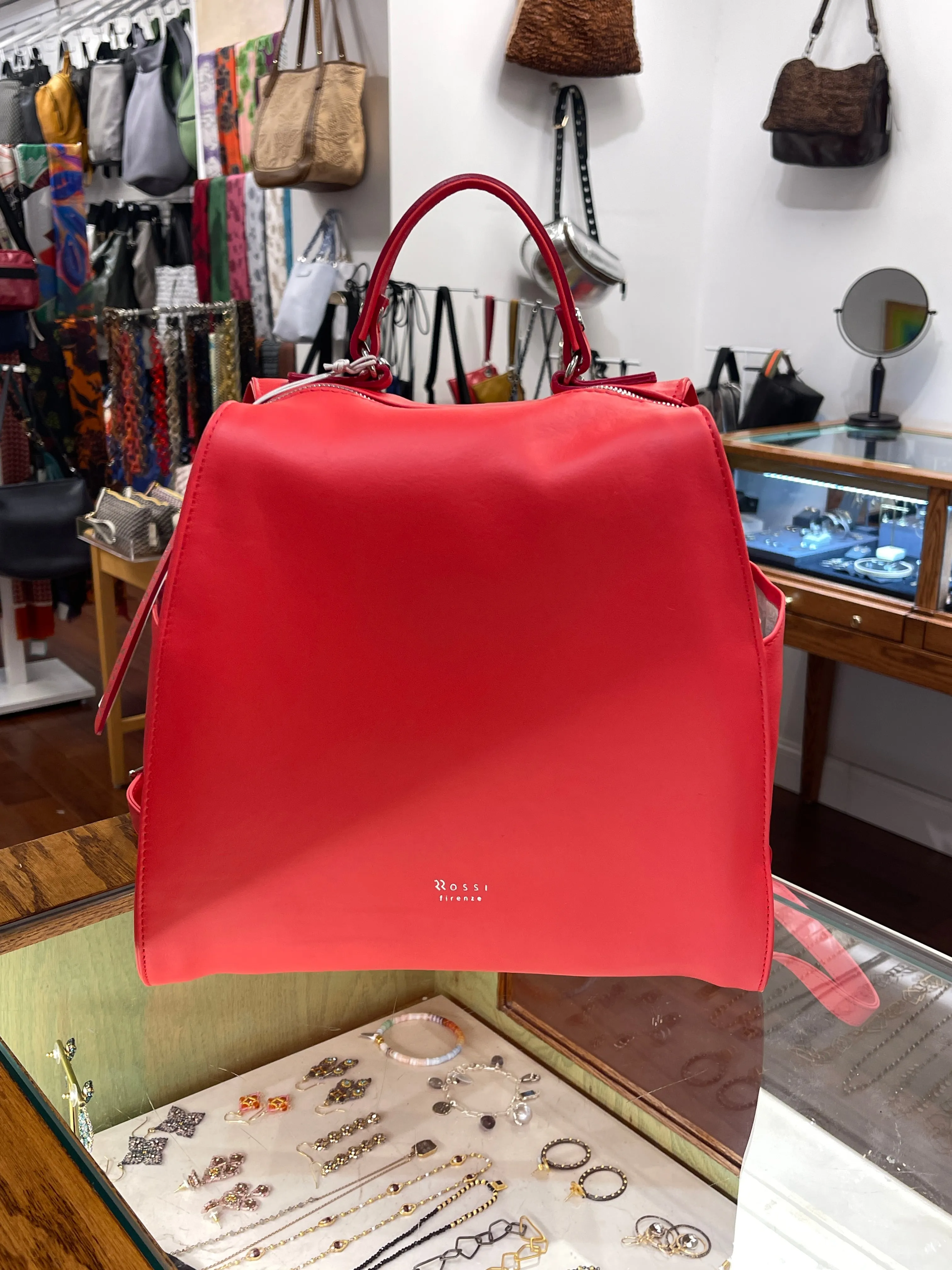 Ultrasmooth Calf Leather Box Backpack