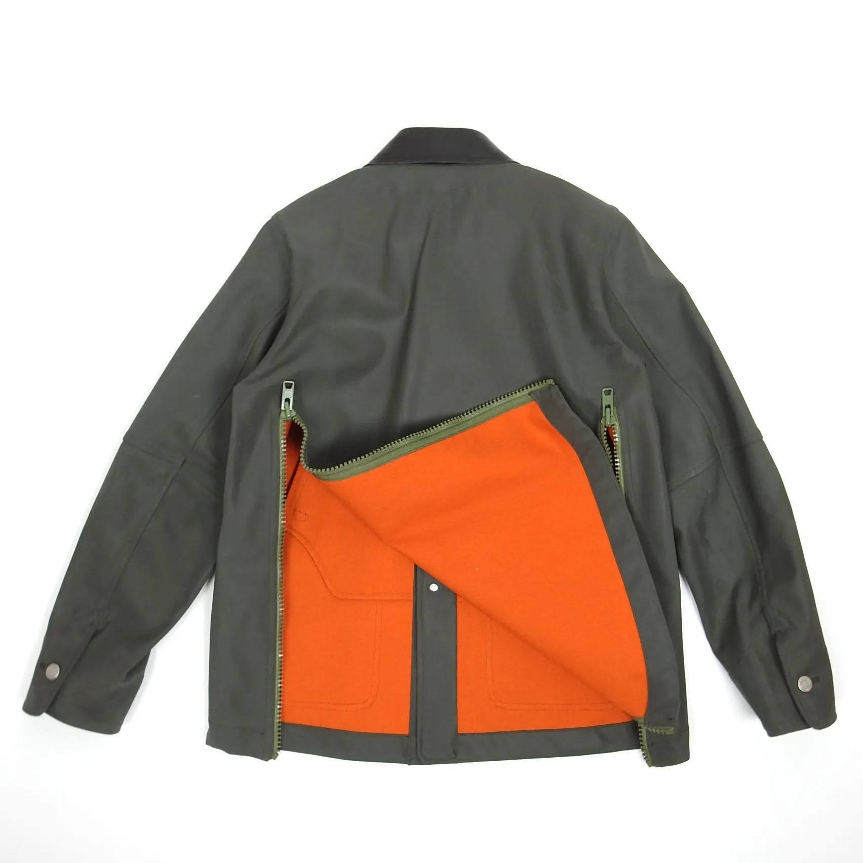Undercover AW’13 Green Rubber Coated Jacket Size 2 || Medium