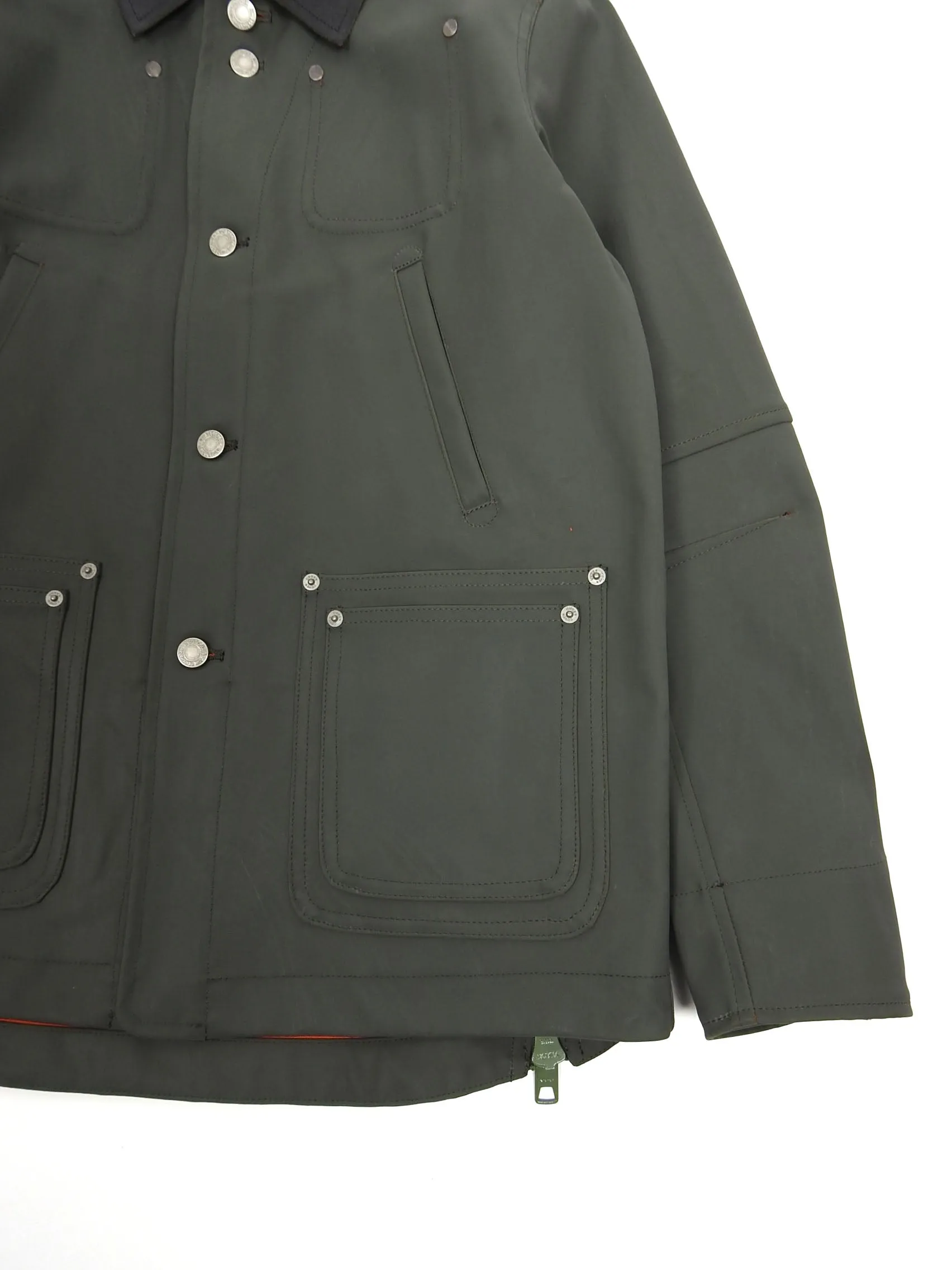 Undercover AW’13 Green Rubber Coated Jacket Size 2 || Medium