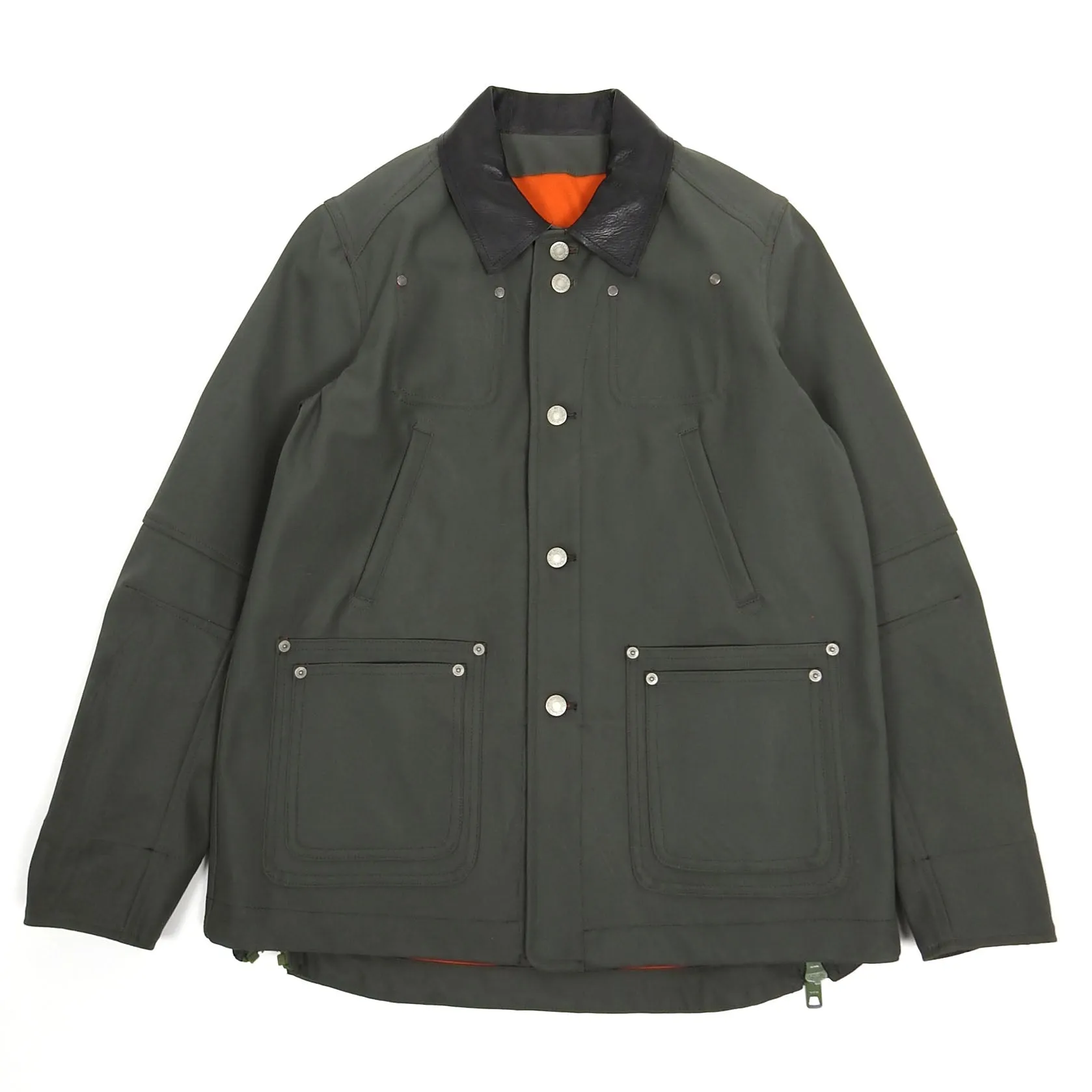 Undercover AW’13 Green Rubber Coated Jacket Size 2 || Medium