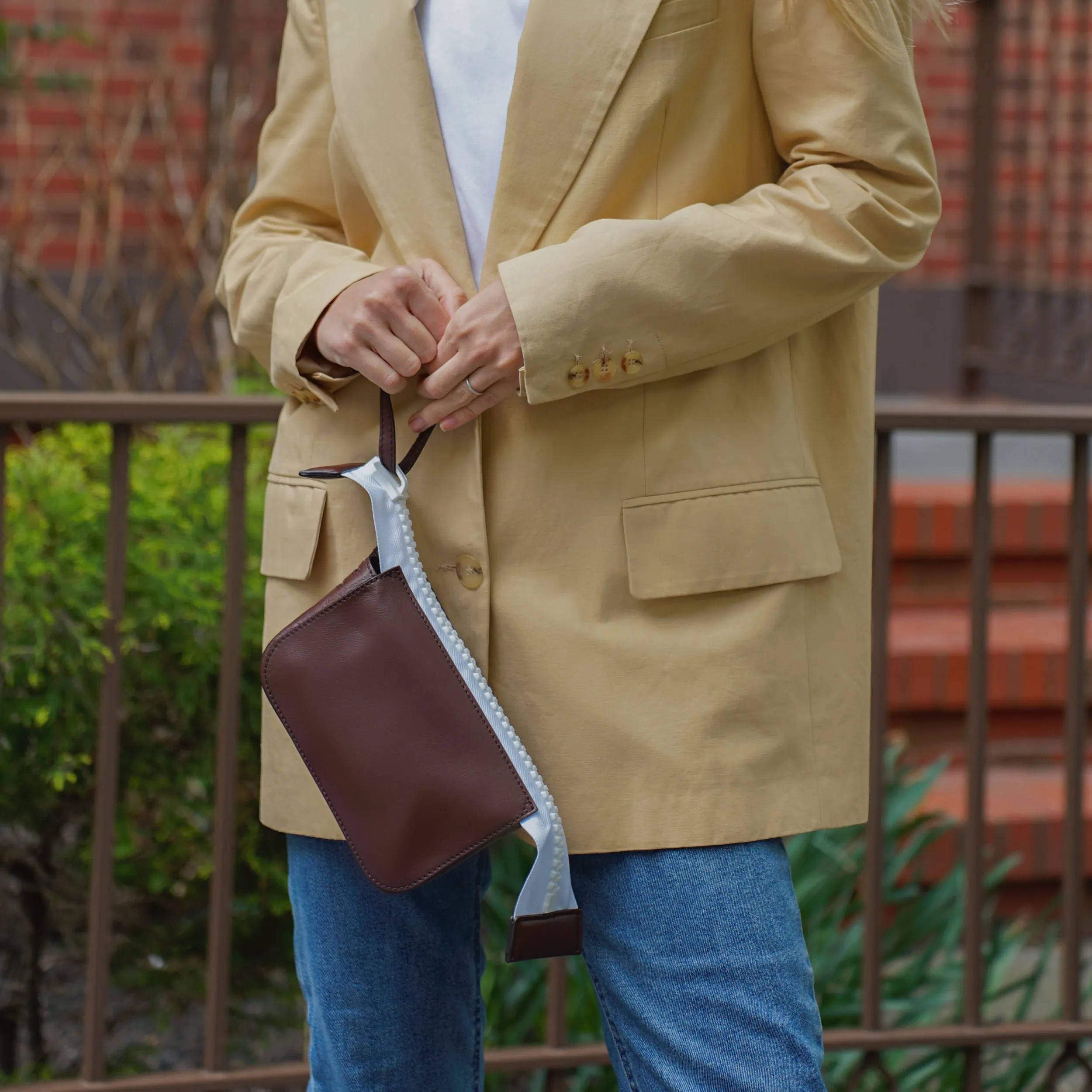 Utility Pouch - Chocolate White