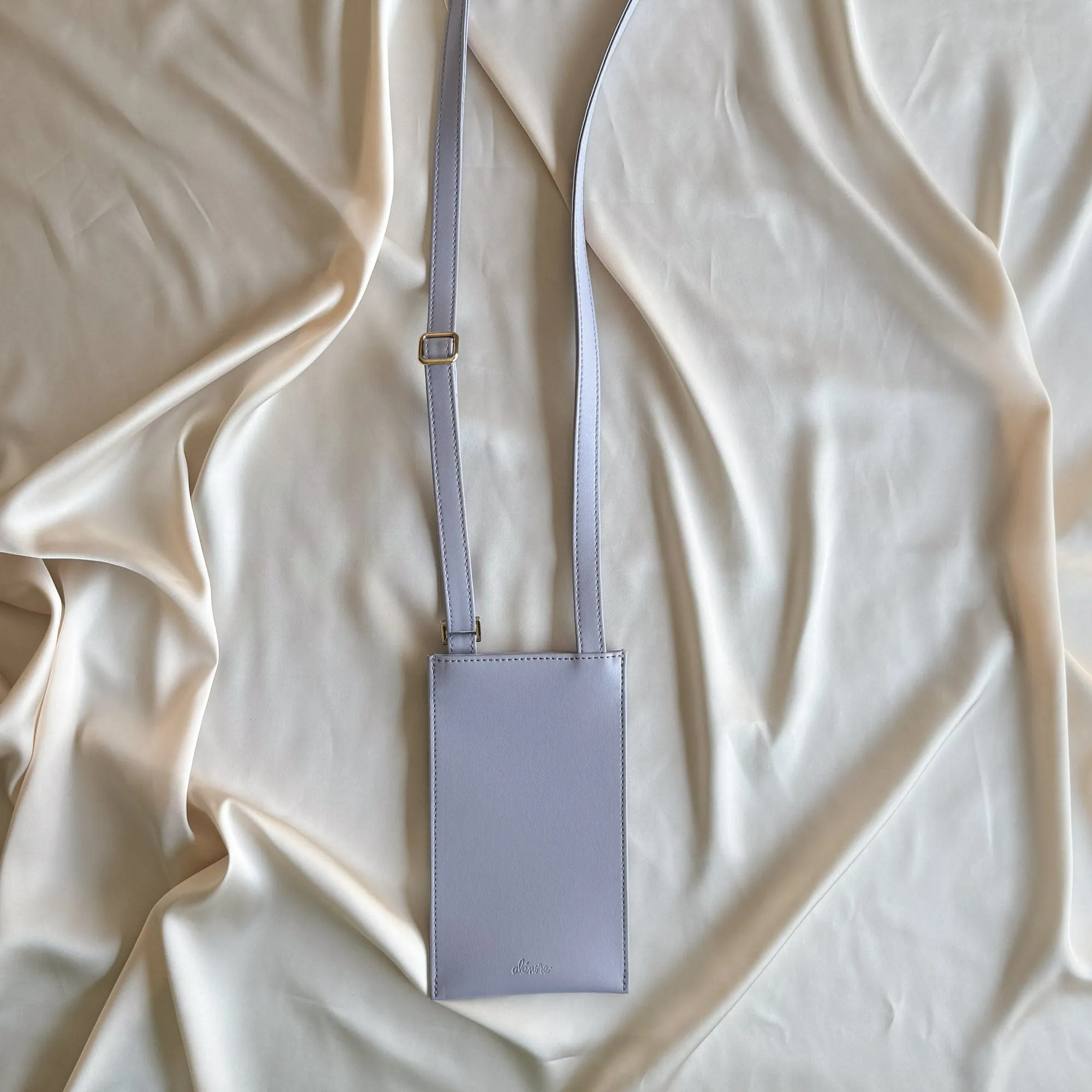 Vanilla Vegan Apple Leather Pouch | Lilac