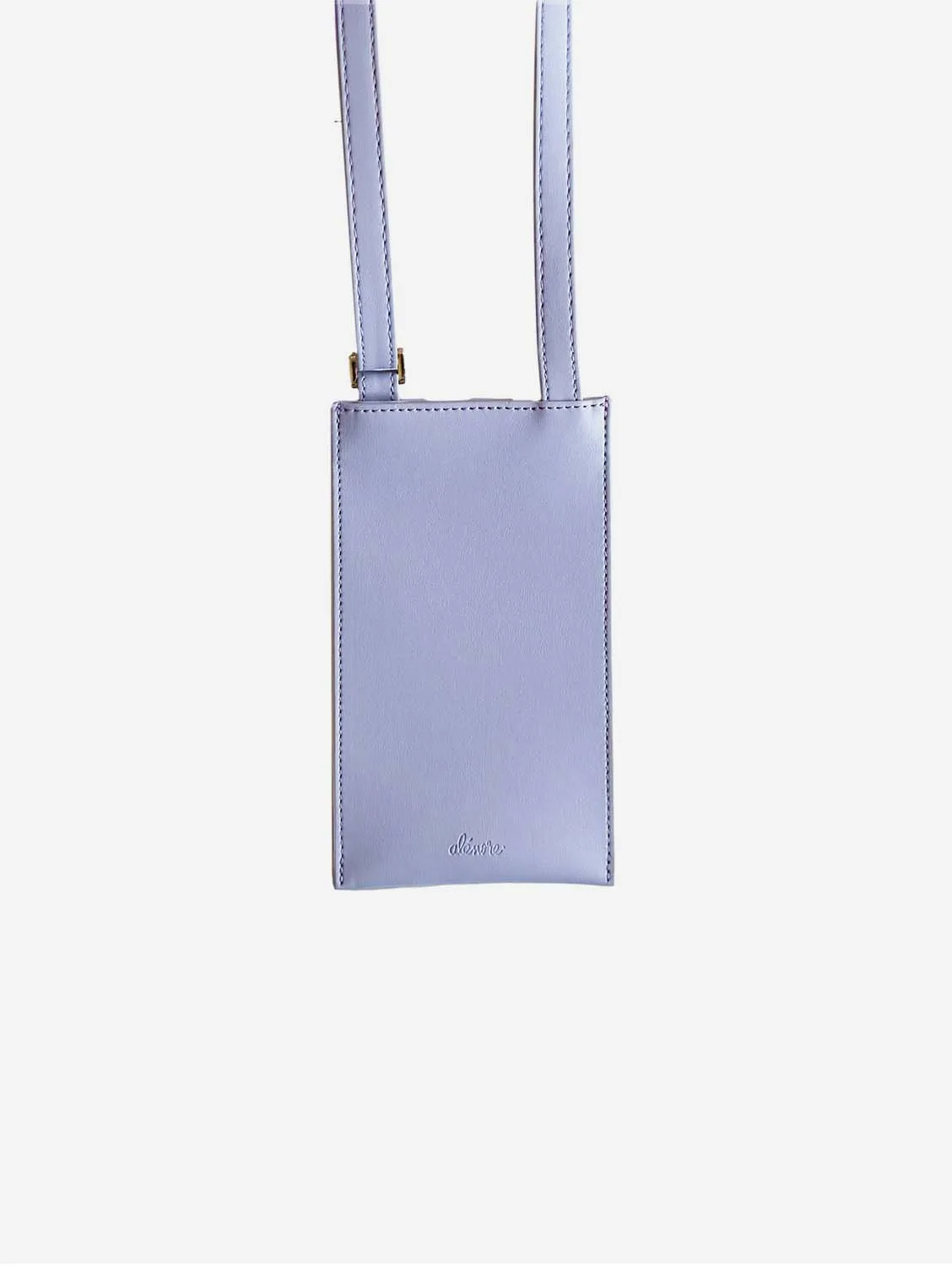 Vanilla Vegan Apple Leather Pouch | Lilac
