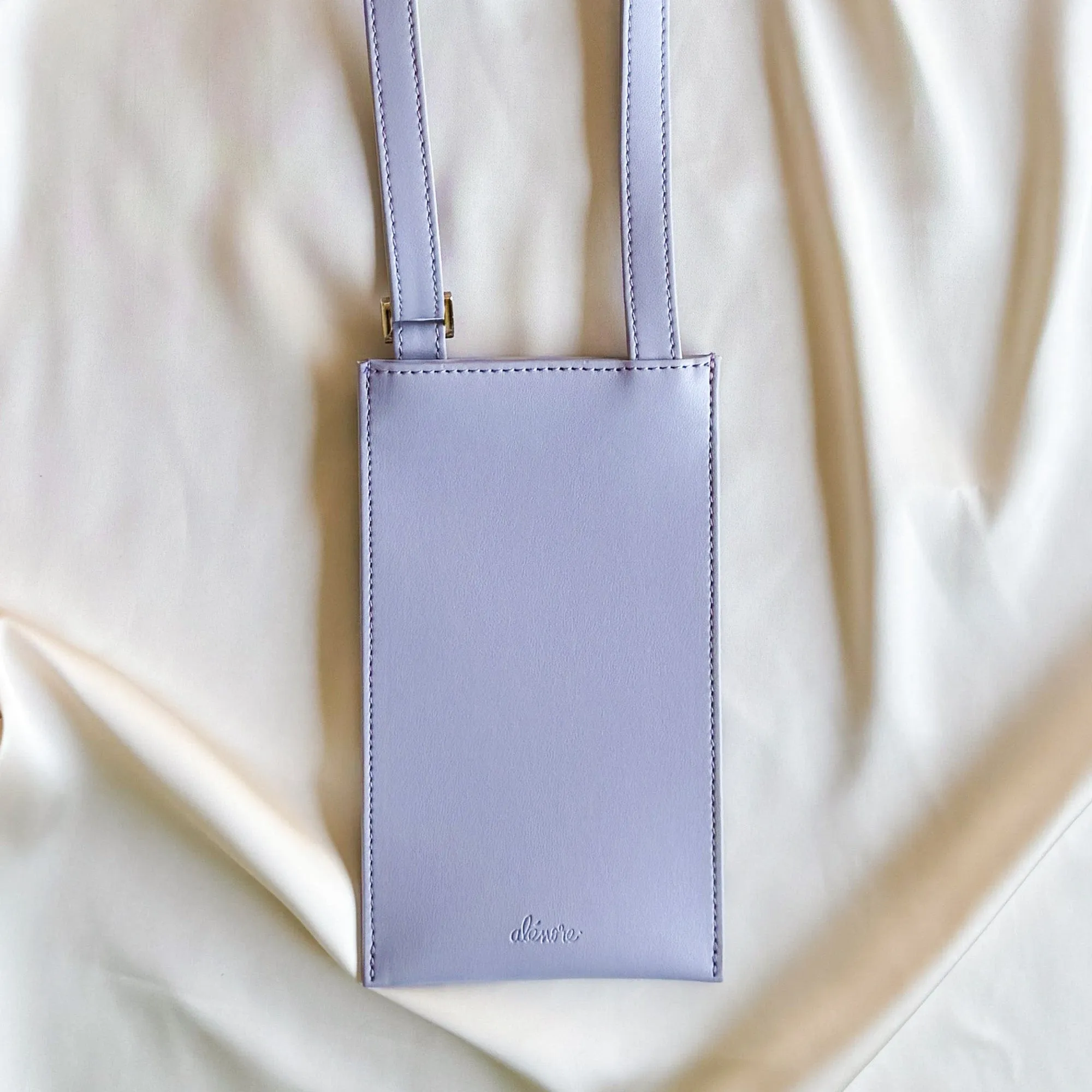 Vanilla Vegan Apple Leather Pouch | Lilac