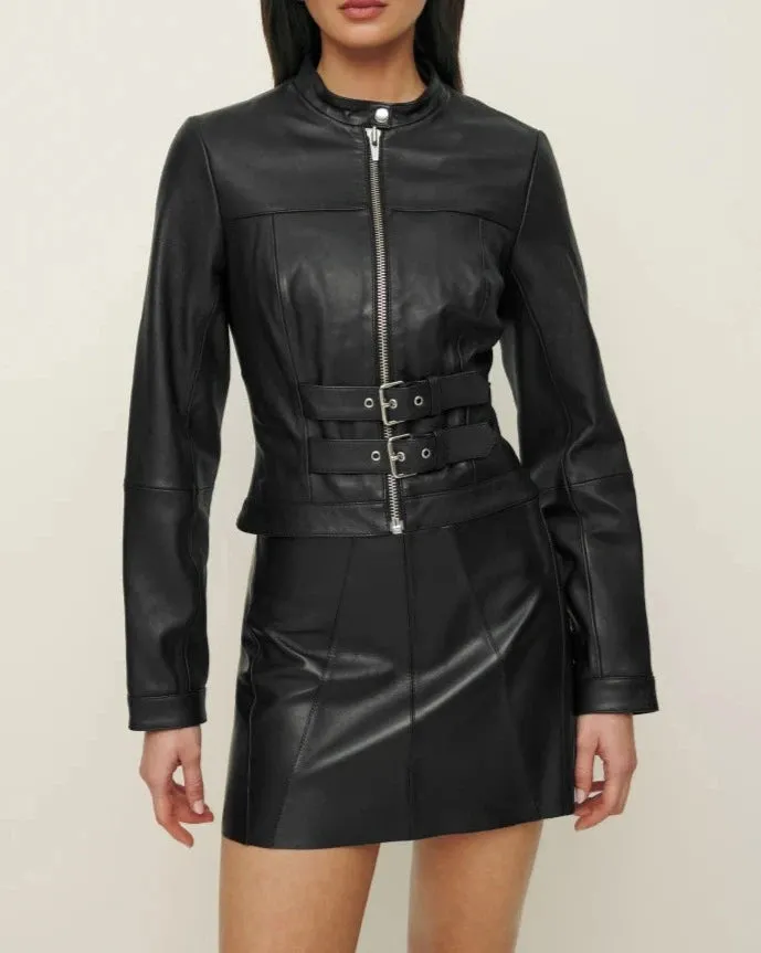 Veda Liberty Leather Jacket