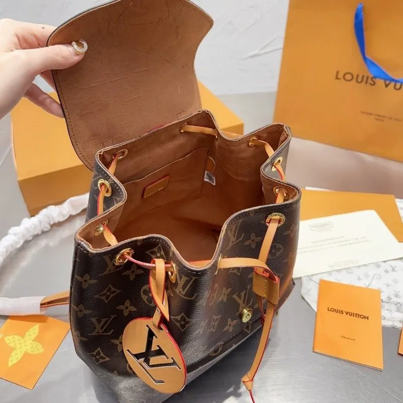 VELORA - Montsouris Monogram Canvas  Backpack