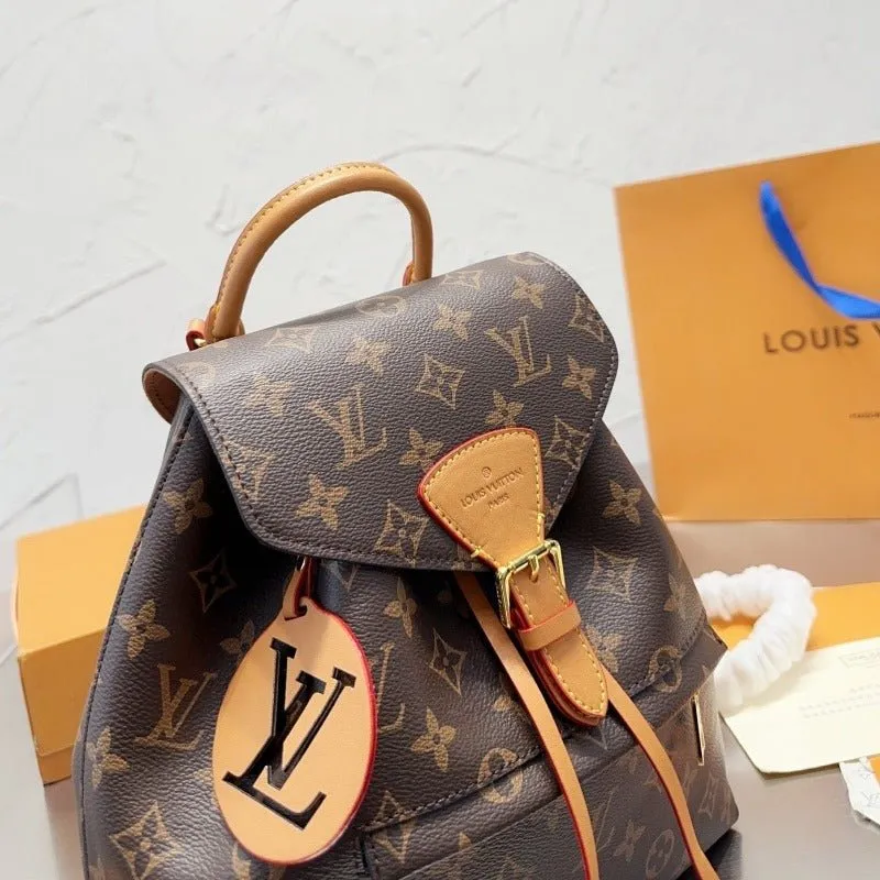 VELORA - Montsouris Monogram Canvas  Backpack