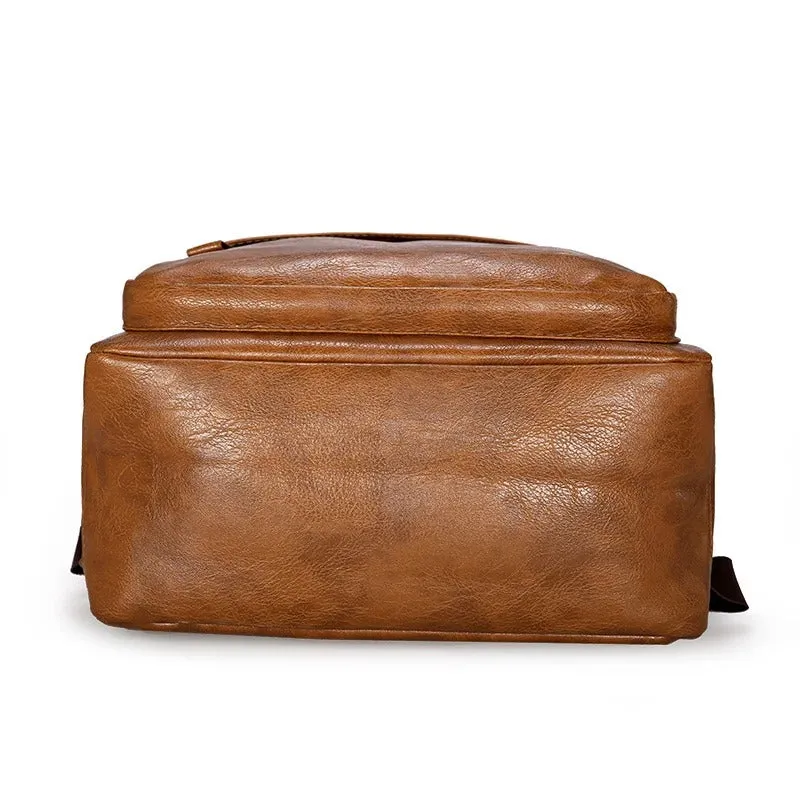 VINCENZO | Elegant Leather Laptop Backpack for Professionals