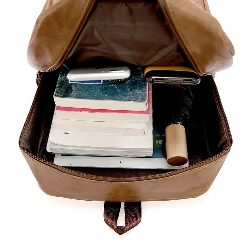 VINCENZO | Elegant Leather Laptop Backpack for Professionals
