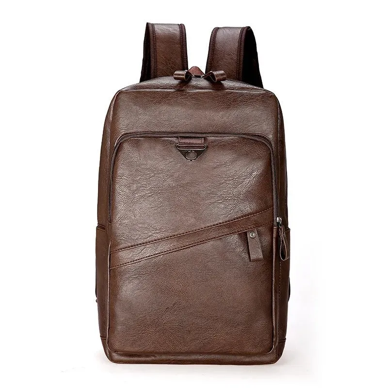 VINCENZO | Elegant Leather Laptop Backpack for Professionals