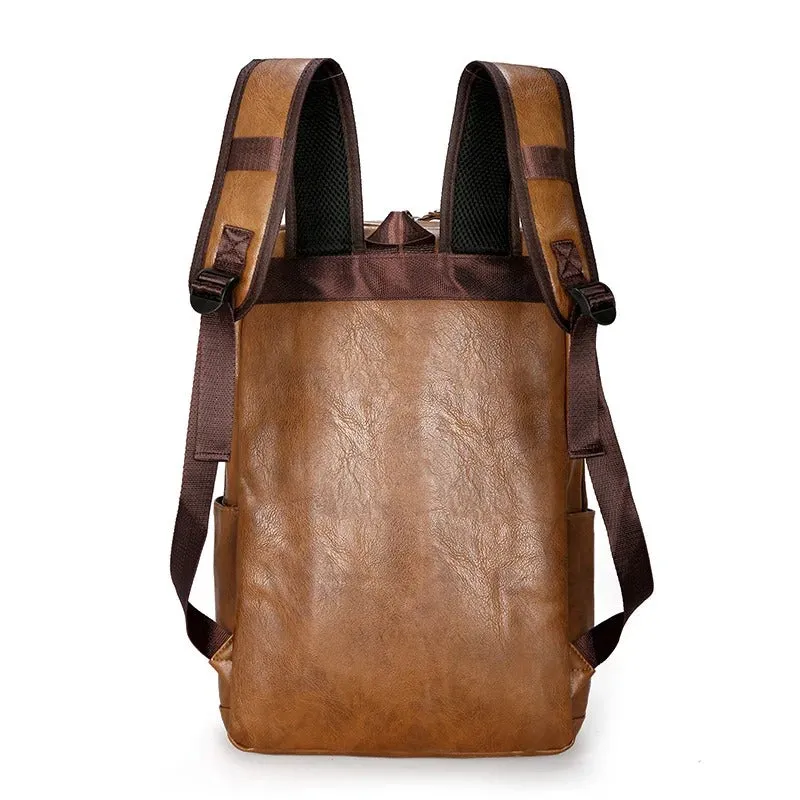 VINCENZO | Elegant Leather Laptop Backpack for Professionals