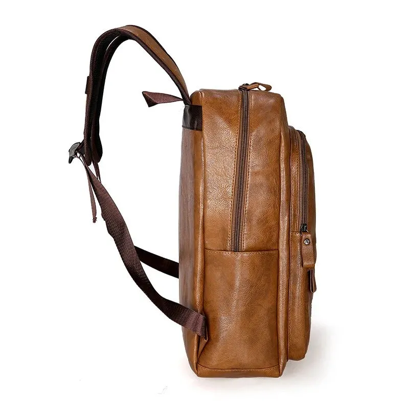 VINCENZO | Elegant Leather Laptop Backpack for Professionals