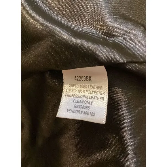 Vintage 80s Chadwicks of Boston Black Leather Trench Coat, Women's Size 12
