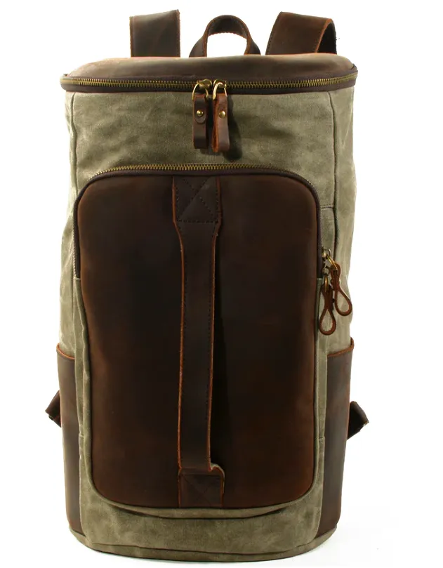 Vintage Canvas Rucksack | Zion