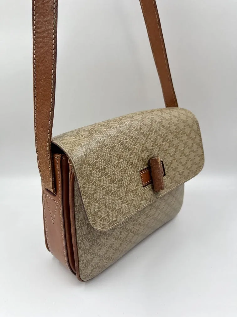 Vintage Celine Triomphe Crossbody Bag