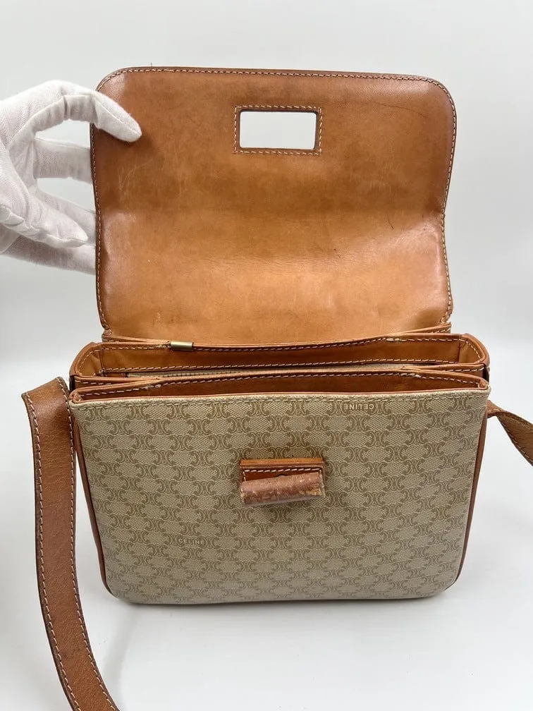 Vintage Celine Triomphe Crossbody Bag